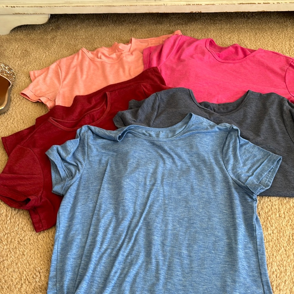 Pack of 5 heathered t shirts